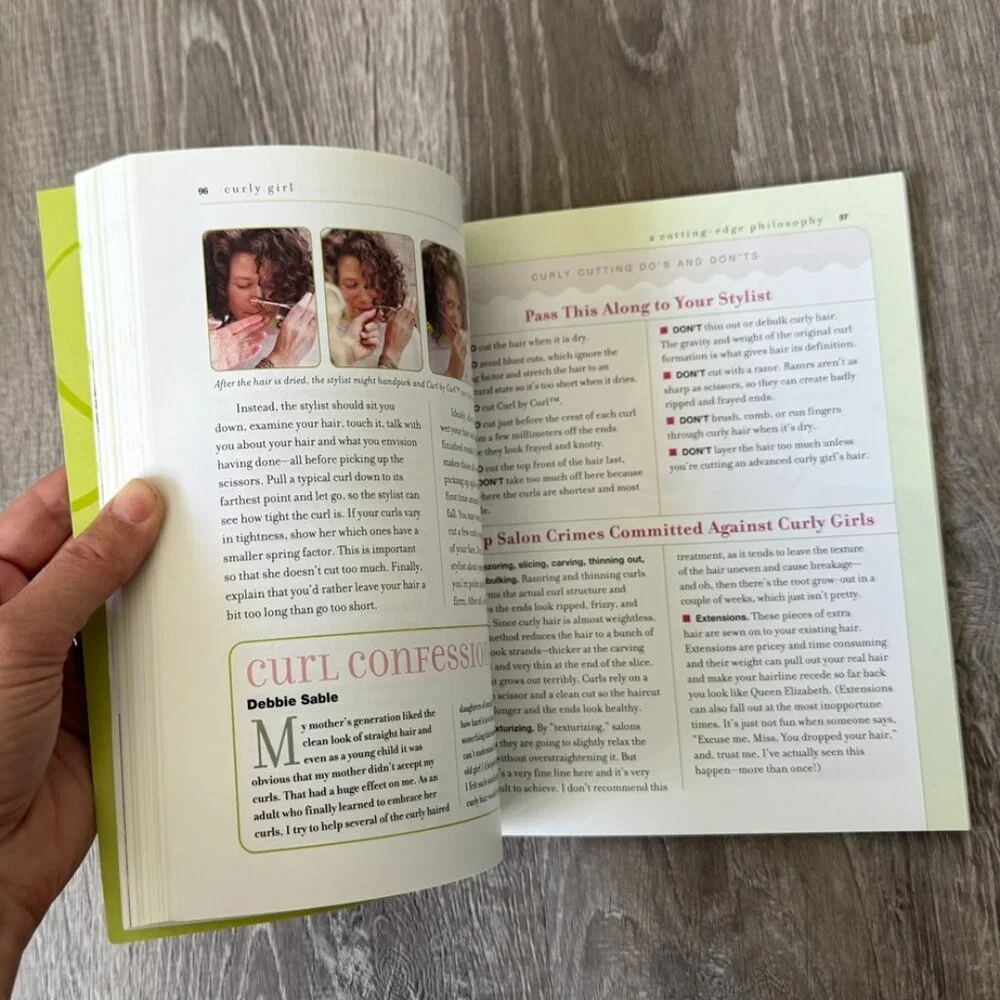 Curly Girl: The Handbook by Lorraine Massey | The Curly Girl Method Book